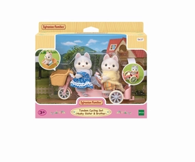 Little creators Tandem Cycling Set- Husky Sister & Brother