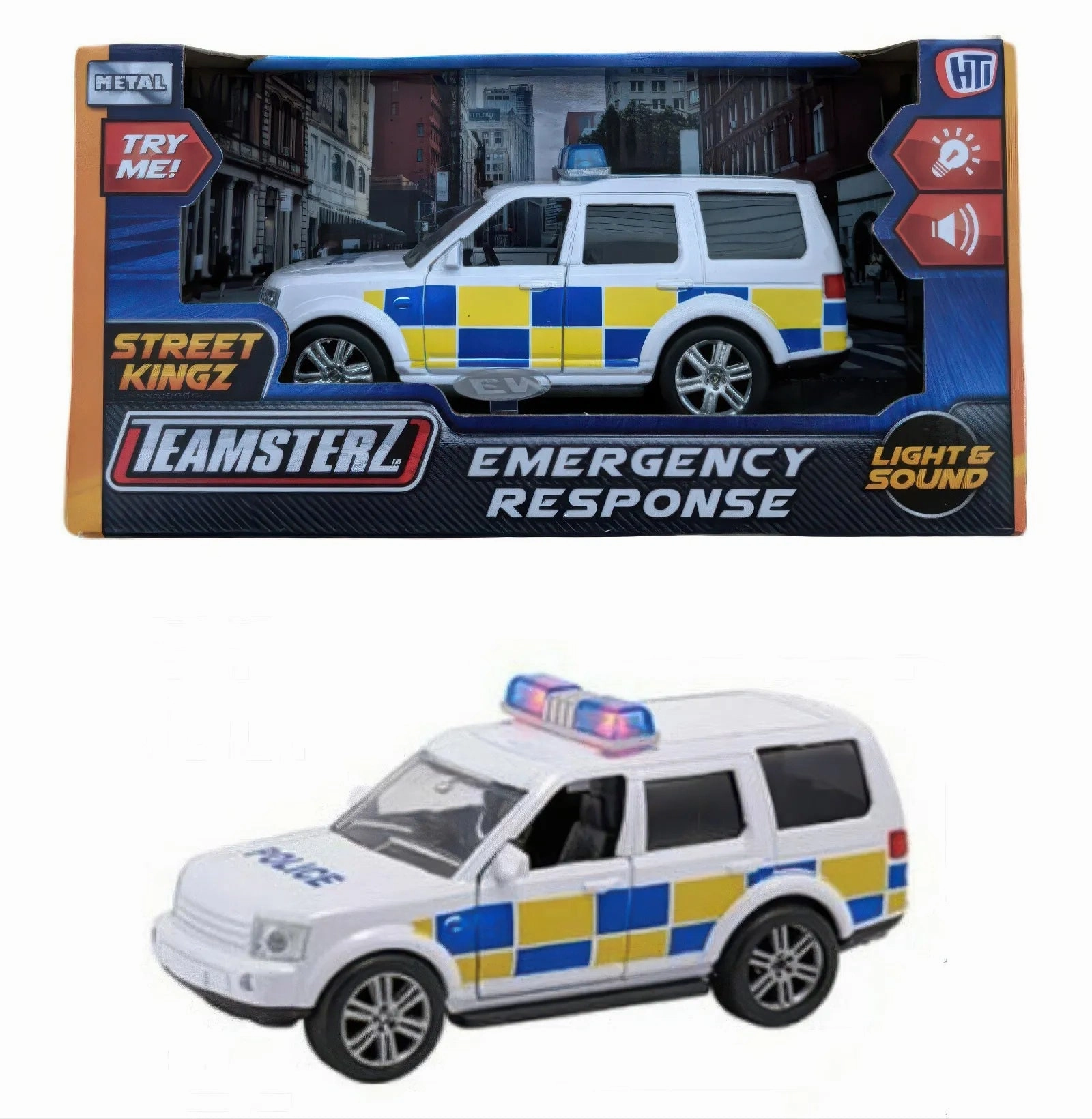 Parent-approved learning Busy kids Teamsterz Emergency Response Police Car With Lights & Sounds
