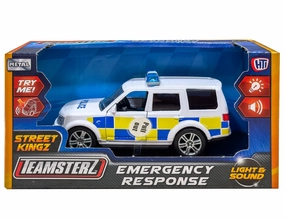 Teamsterz Emergency Response Police Car With Lights & Sounds Creative kids Active learners