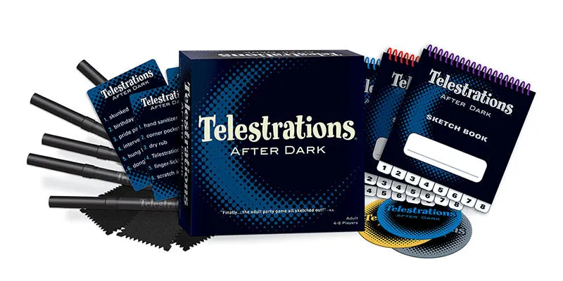 Smart & fun Telestrations 8 Player After Dark