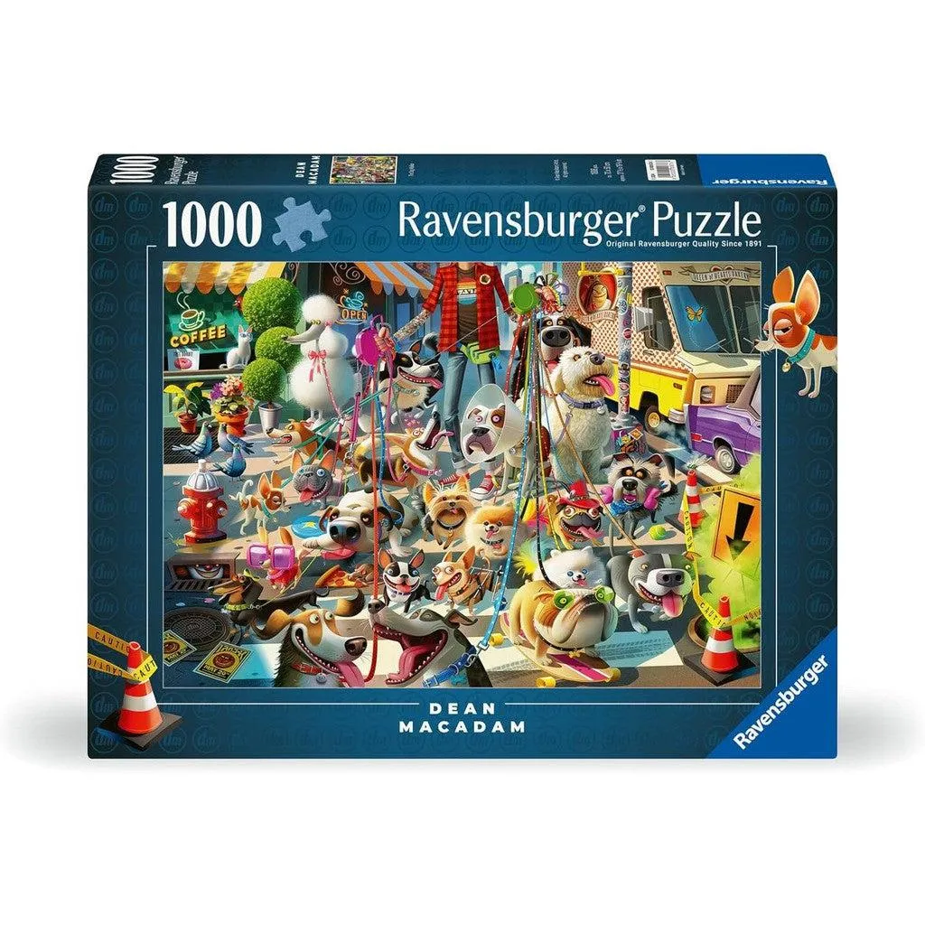 The Dog Walker 1000Pc Learning fun Young minds at work