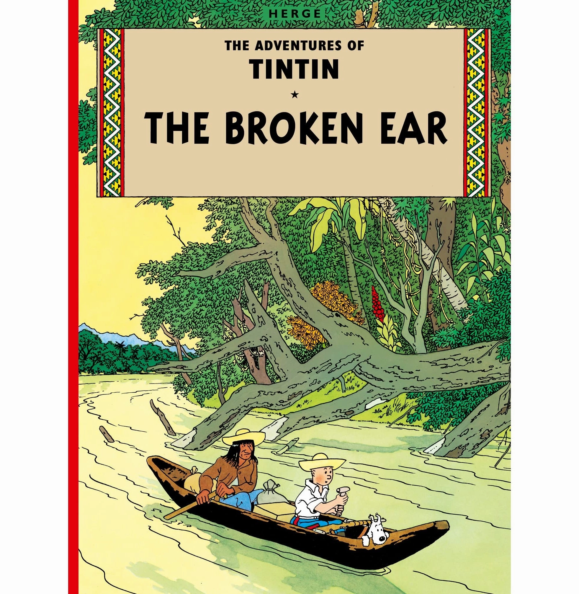 The Broken Ear [Paperback] Herge Imaginative play Exploration gear