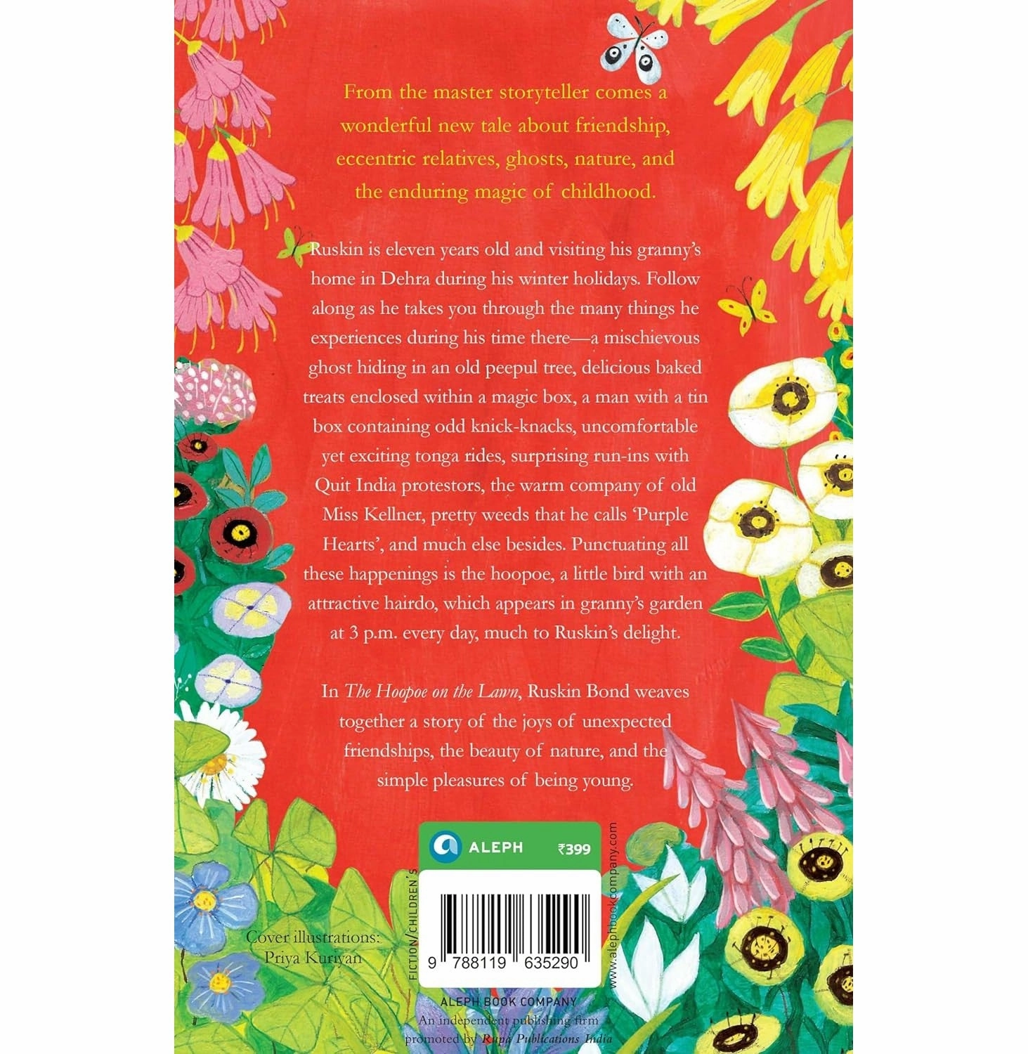 The Hoopoe On The Lawn Ruskin Bond Curiosity starters Home learning tools