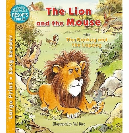 The Lion And The Mouse & The Donkey And The Lapdog Giles Sophie And Biro Val Young explorers