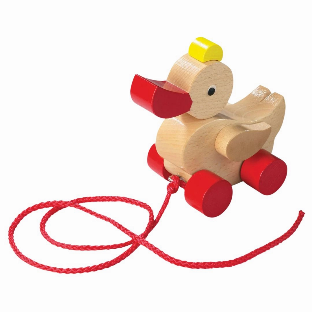 The Original Waddling Duck Pull Toy Happy hands