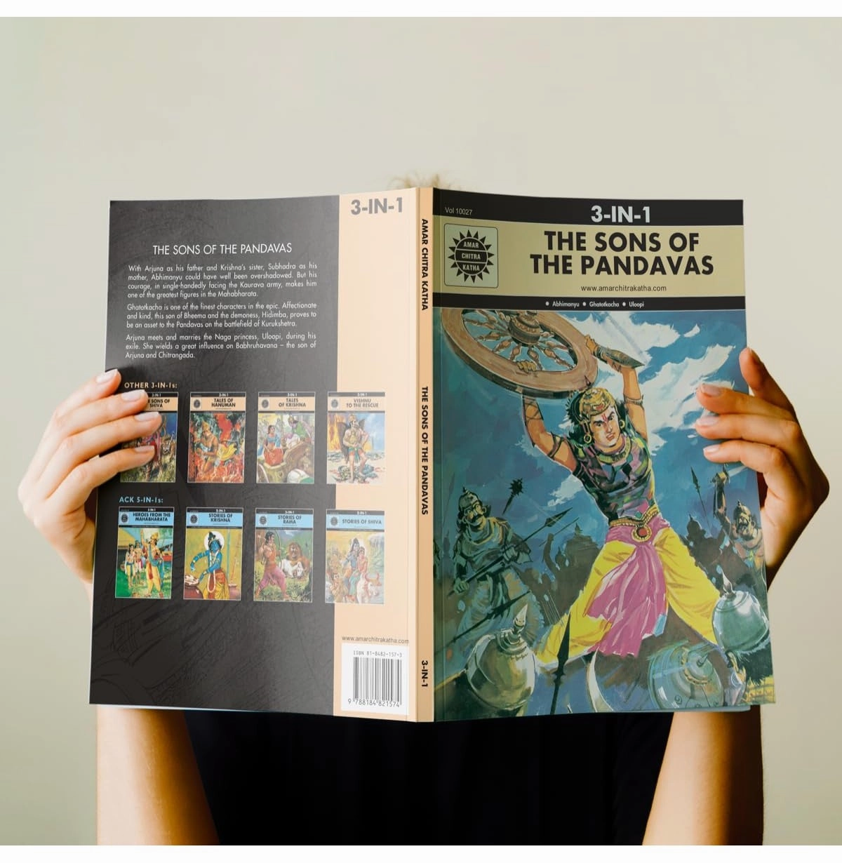 The Sons Of The Pandavas: 3 In 1 (Amar Chitra Katha) [Hardcover] Anant Pai Play-based education