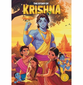 The Story Of Krishna: Classic Indian Comics Exploration made fun Creative kids