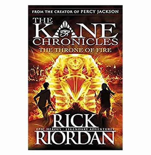 Little creators Creative time for curious minds The Throne Of Fire (Kane Chronicles) [Paperback] Rick Riordan [Paperback] Riordan Rick