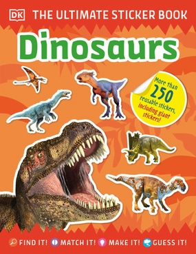 The Ultimate Sticker Book: Dinosaurs Little hands