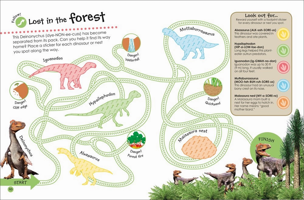 Young explorers The Ultimate Sticker Book: Dinosaurs