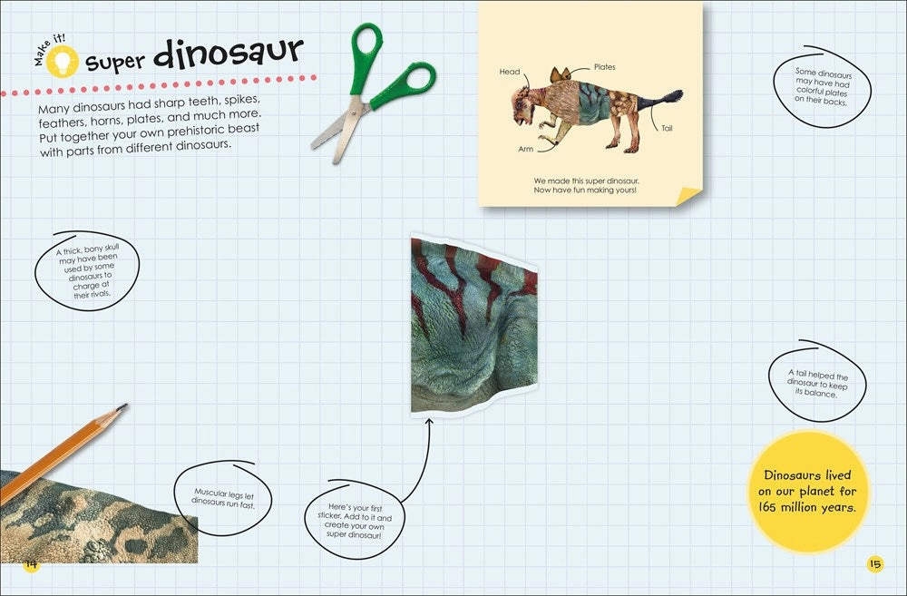 The Ultimate Sticker Book: Dinosaurs Home learning tools