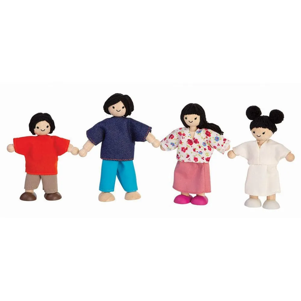Dollhouse Family Dolls - Asian Thoughtful learning Engaging young minds