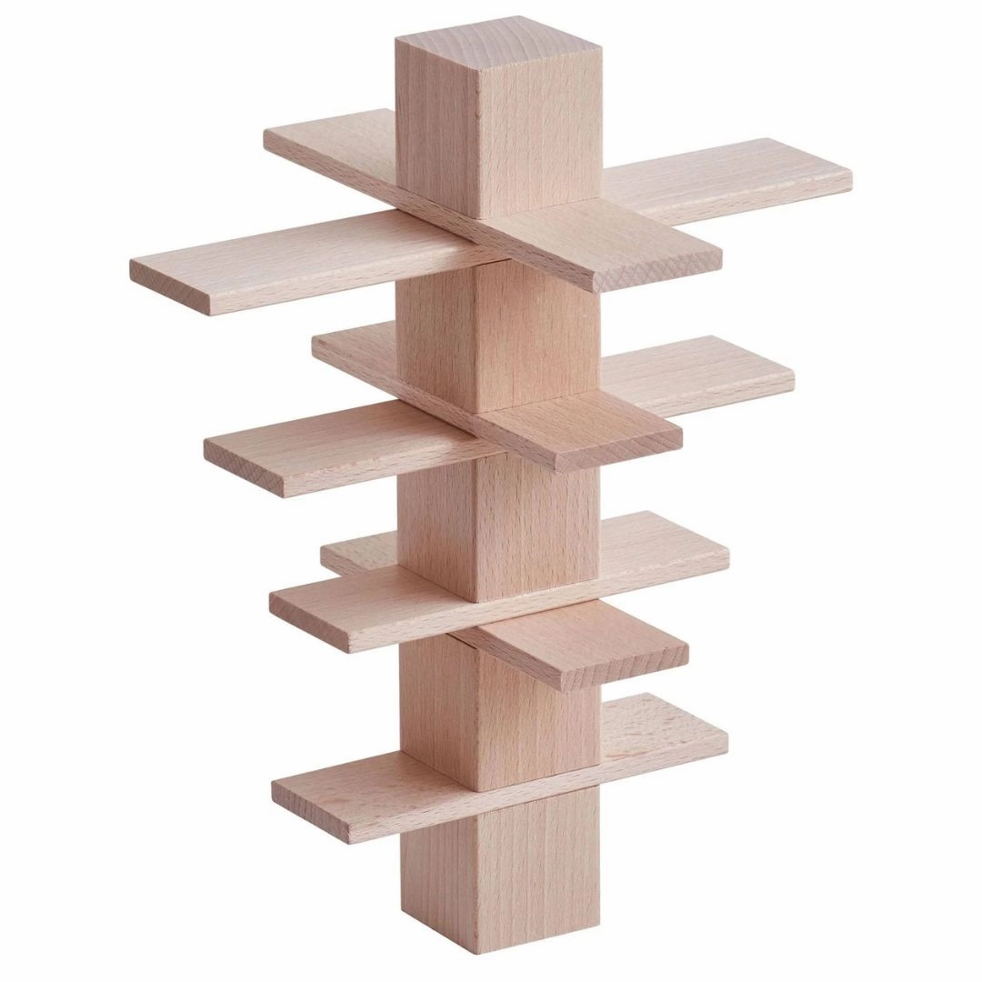 Young imaginations Play-based education Clever Up! Unit Wooden Block Building System 1.0