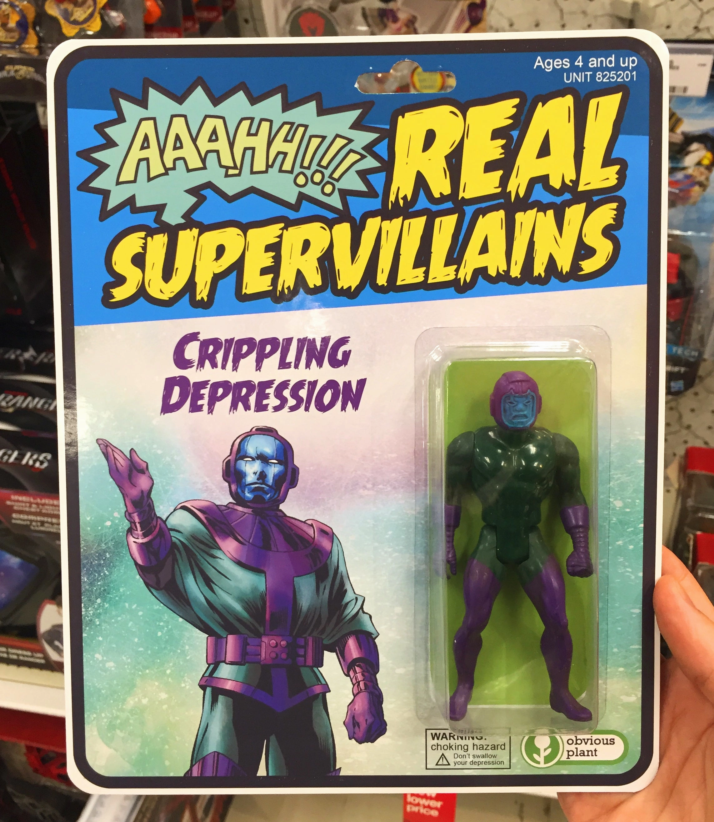 Crippling Depression Action Figure Tiny thinkers