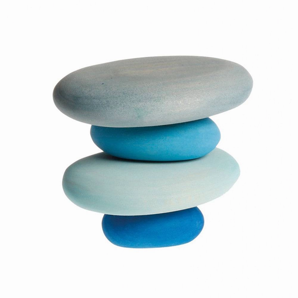 Grimm'S River Pebbles - Wooden Blocks Building Set Little creators