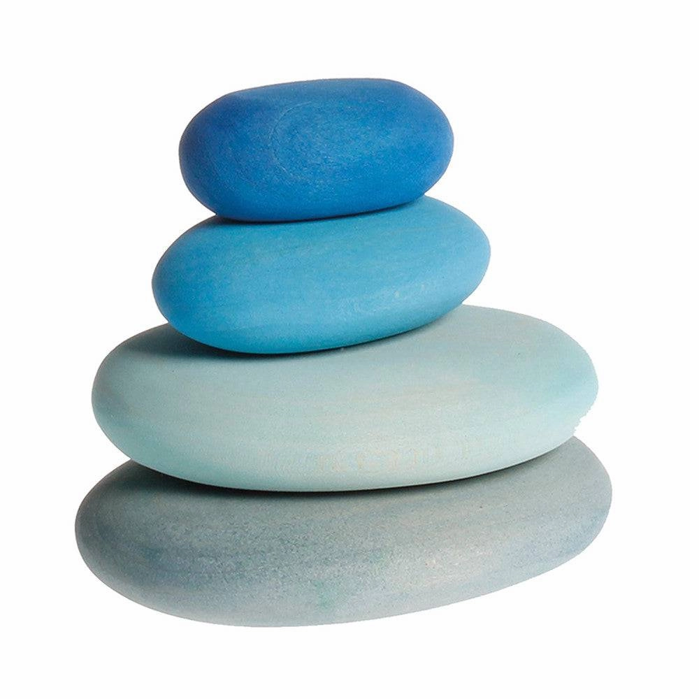 Little creators Parent-approved learning Grimm'S River Pebbles - Wooden Blocks Building Set