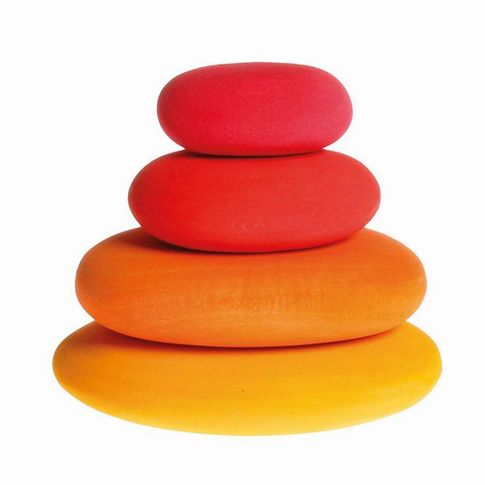 Holistic Curious minds Grimm'S River Pebbles - Wooden Blocks Building Set