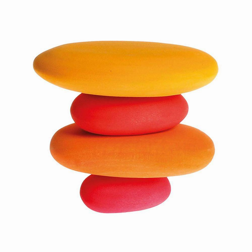 Grimm'S River Pebbles - Wooden Blocks Building Set Learning tools