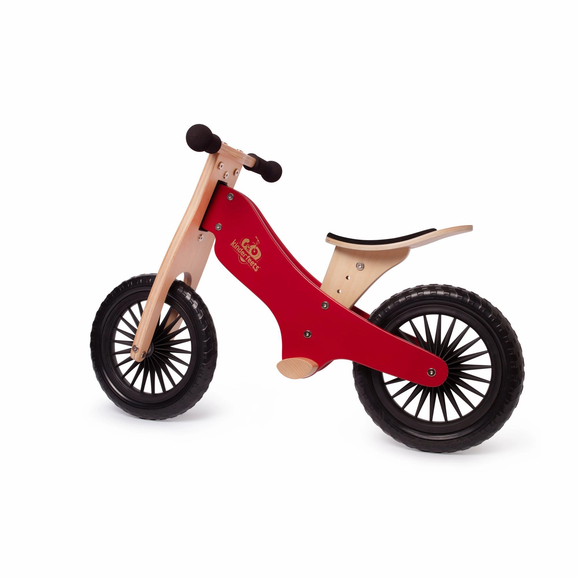Playroom adventures begin here Kinderfeets Balance Bike - Cherry Red 84X35.6X55Cm