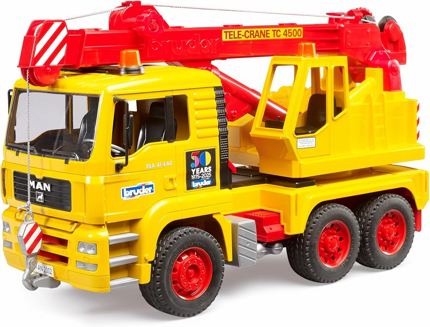 First explorers Engaging young minds Man Tga Crane Truck 50Th Anniversary