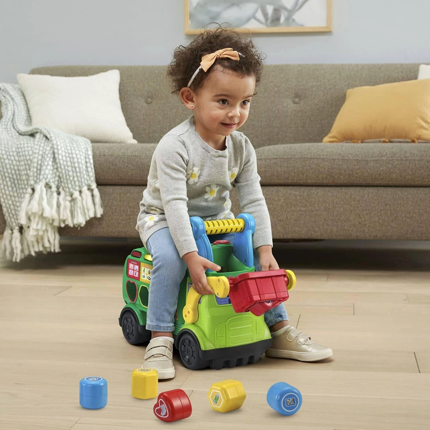 Vtech Sort And Recycle Ride-On Truck Learning tools