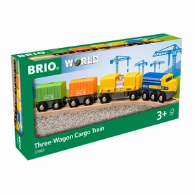 Learning fun Busy kids Three-Wagon Cargo Train 33982