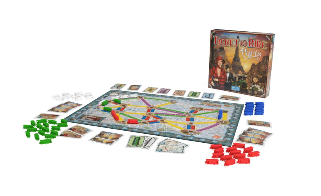 Ticket To Ride - Express - Paris Learn at home Playful learning