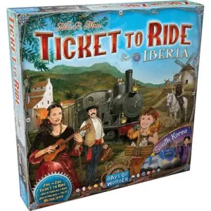 Ticket To Ride: Map #8 - Iberia & South Korea Play & learn