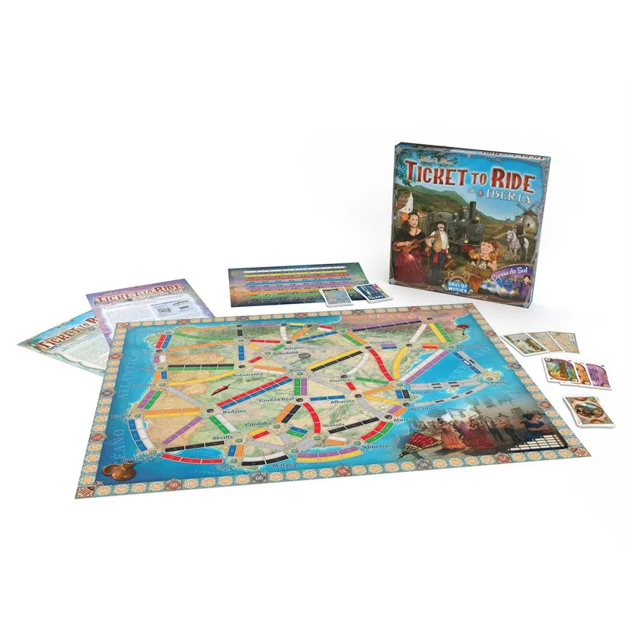 Fun-based learning Learning tools Ticket To Ride: Map #8 - Iberia & South Korea