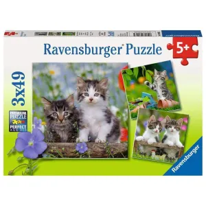 Engaging young minds Tiger Kittens 3 X 49Pc