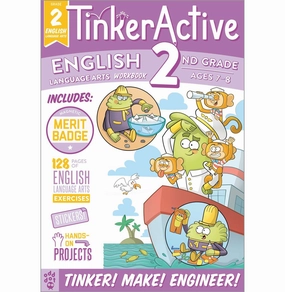 Tinkeractive Workbooks: 2Nd Grade English [Paperback] Butler Megan Hewes; Odd Dot And Thomas Chad Kids discovery tools