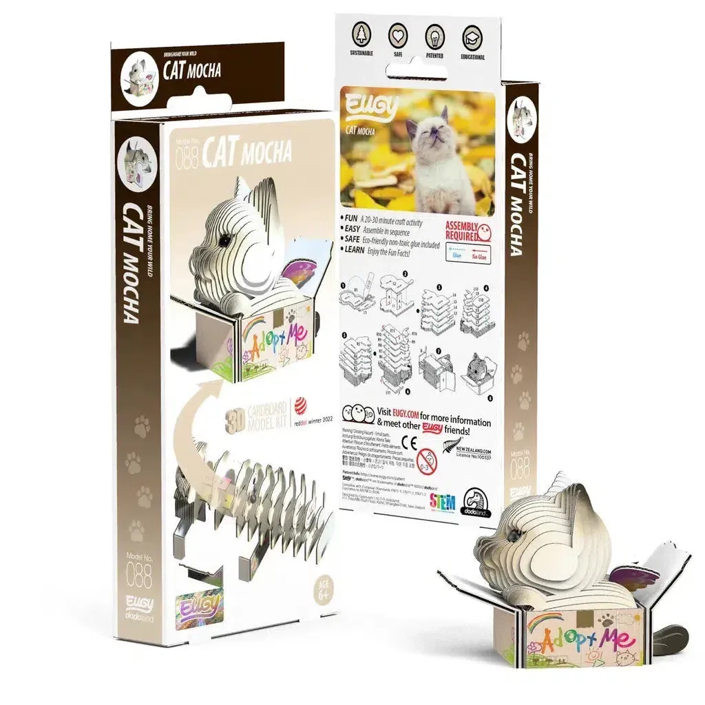 Learning tools Cat - Mocha 3D Puzzle