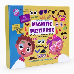 Child development Magnetic Puzzle Box - Crazy Face Edition