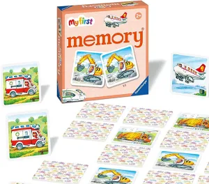 Playroom adventures begin here Mindful play My First Memory Game - Vehicles