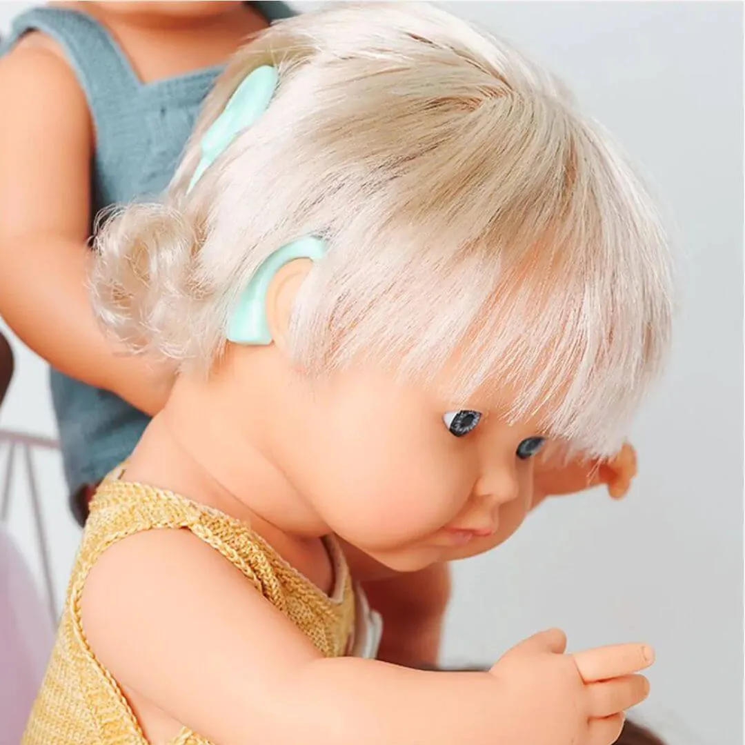 Young imaginations Smart kids gear Realistic Montessori Doll With Cochlear Implant