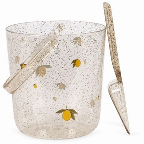 Tools for tiny thinkers Konges Sl?Jd Lemon Glitter Bucket And Shovel Print