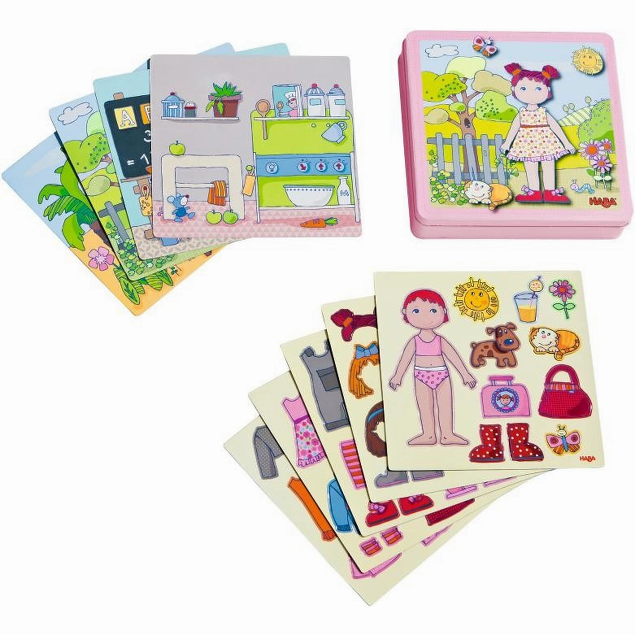 Learn & grow Playful learning Lilli Magnetic Tin Dress Up Doll
