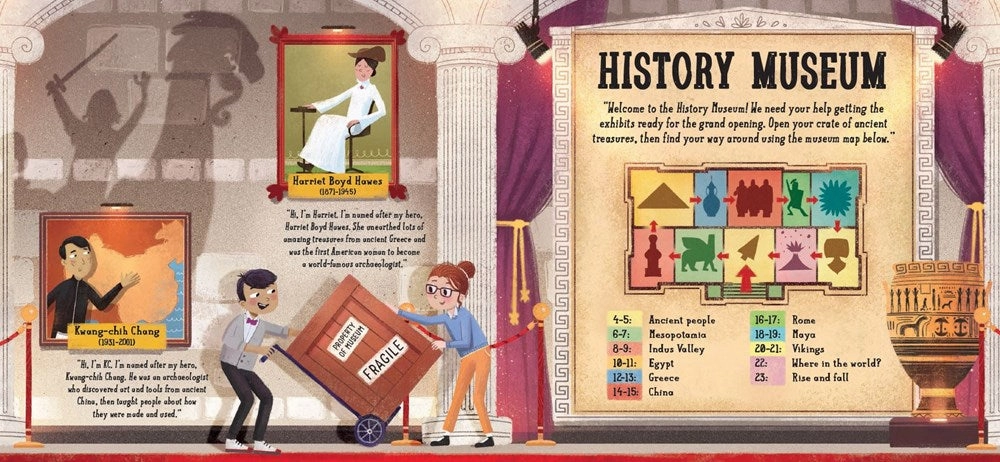Quiet play for growing minds Young explorers Lonely Planet Kids: Build Your Own History Museum