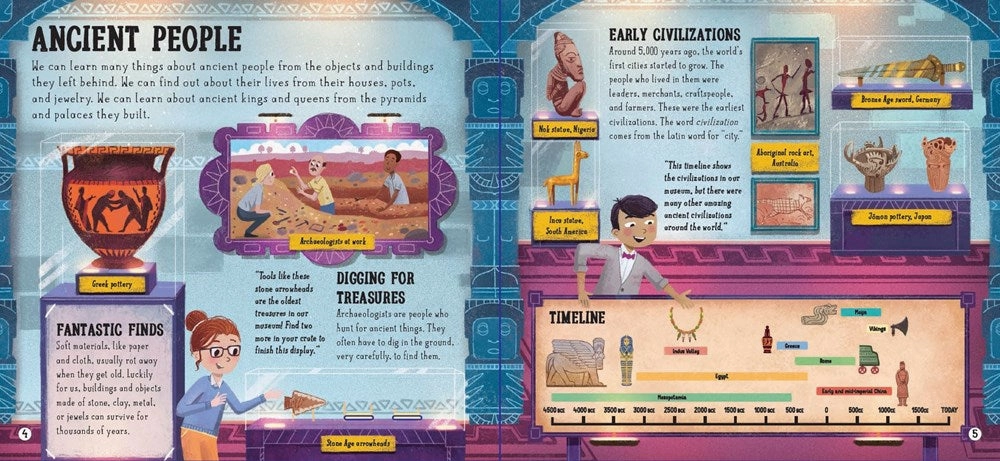 Learning through play Imaginative play Lonely Planet Kids: Build Your Own History Museum