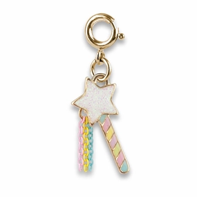 Little hands Inspiring creativity Magic Wand Gold Charm