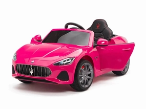 Growth tools Maserati Grancabrio 12V Battery Ride-On Car With Remote Control - Pink