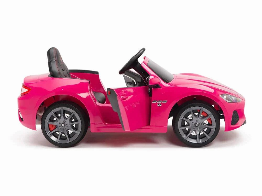 Maserati Grancabrio 12V Battery Ride-On Car With Remote Control - Pink Smart activities for young learners Kids discovery tools