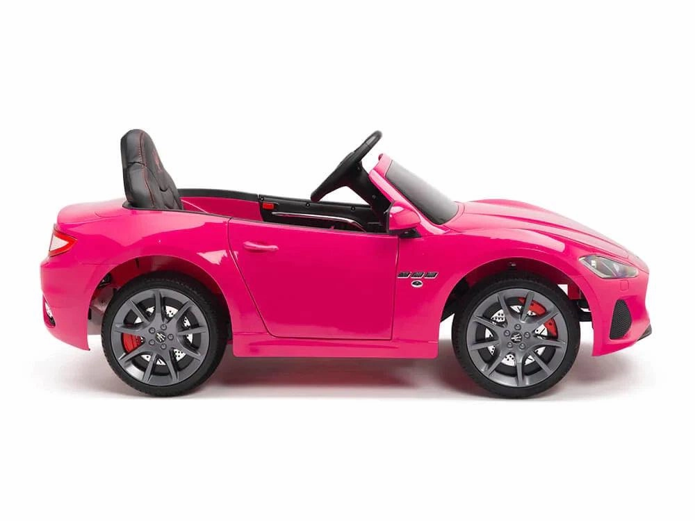 Busy kids Smart kids gear Maserati Grancabrio 12V Battery Ride-On Car With Remote Control - Pink