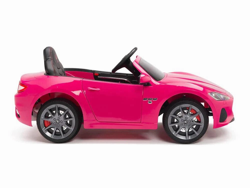 Maserati Grancabrio 12V Battery Ride-On Car With Remote Control - Pink Happy hands