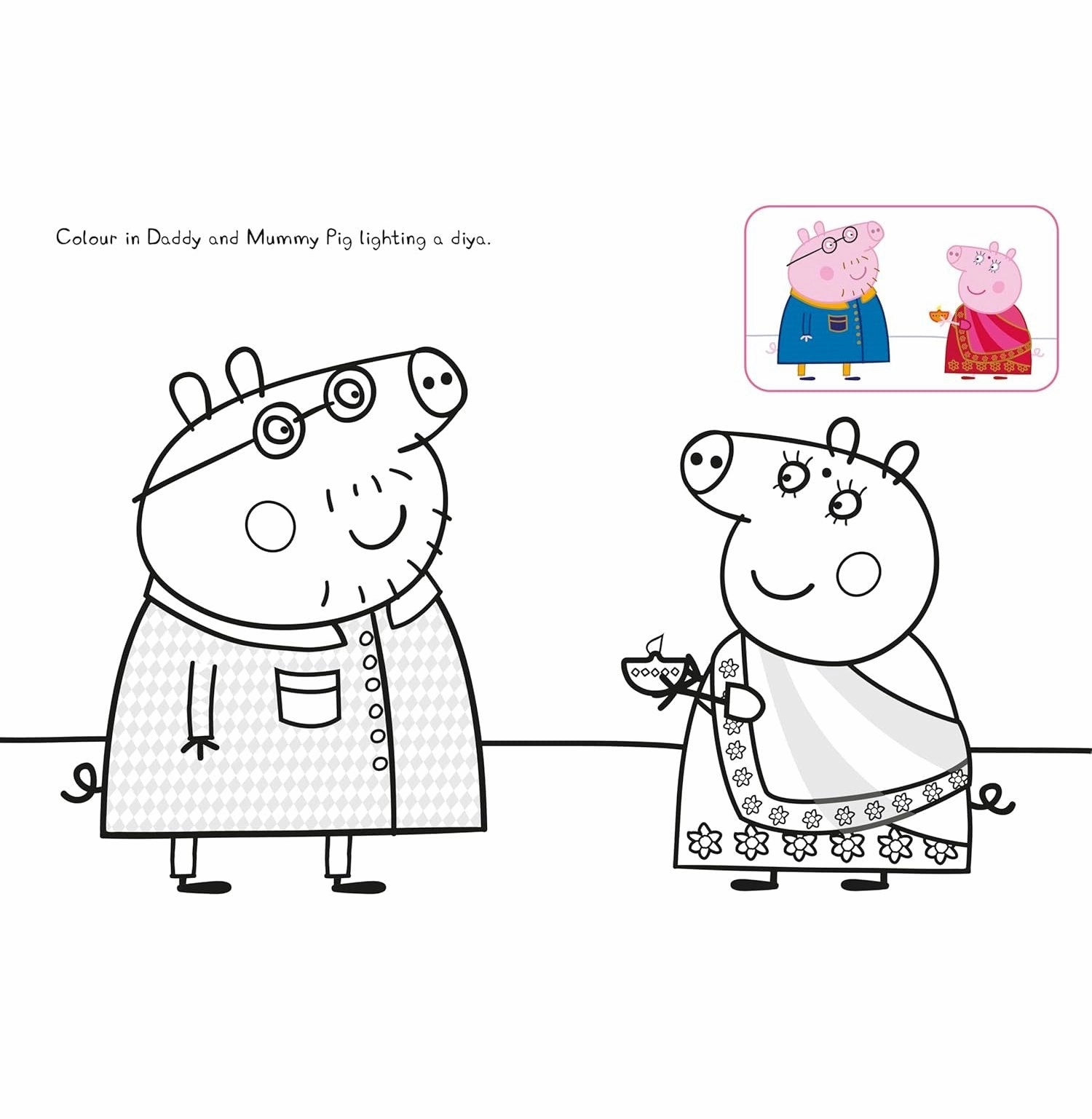 Peppa Pig: Peppa'S Diwali Copy Colouring Book Kid-centered learning