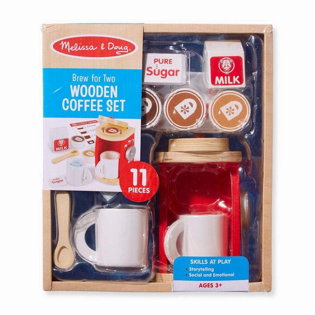 Wooden Brew & Serve Coffee Set Exploration made fun