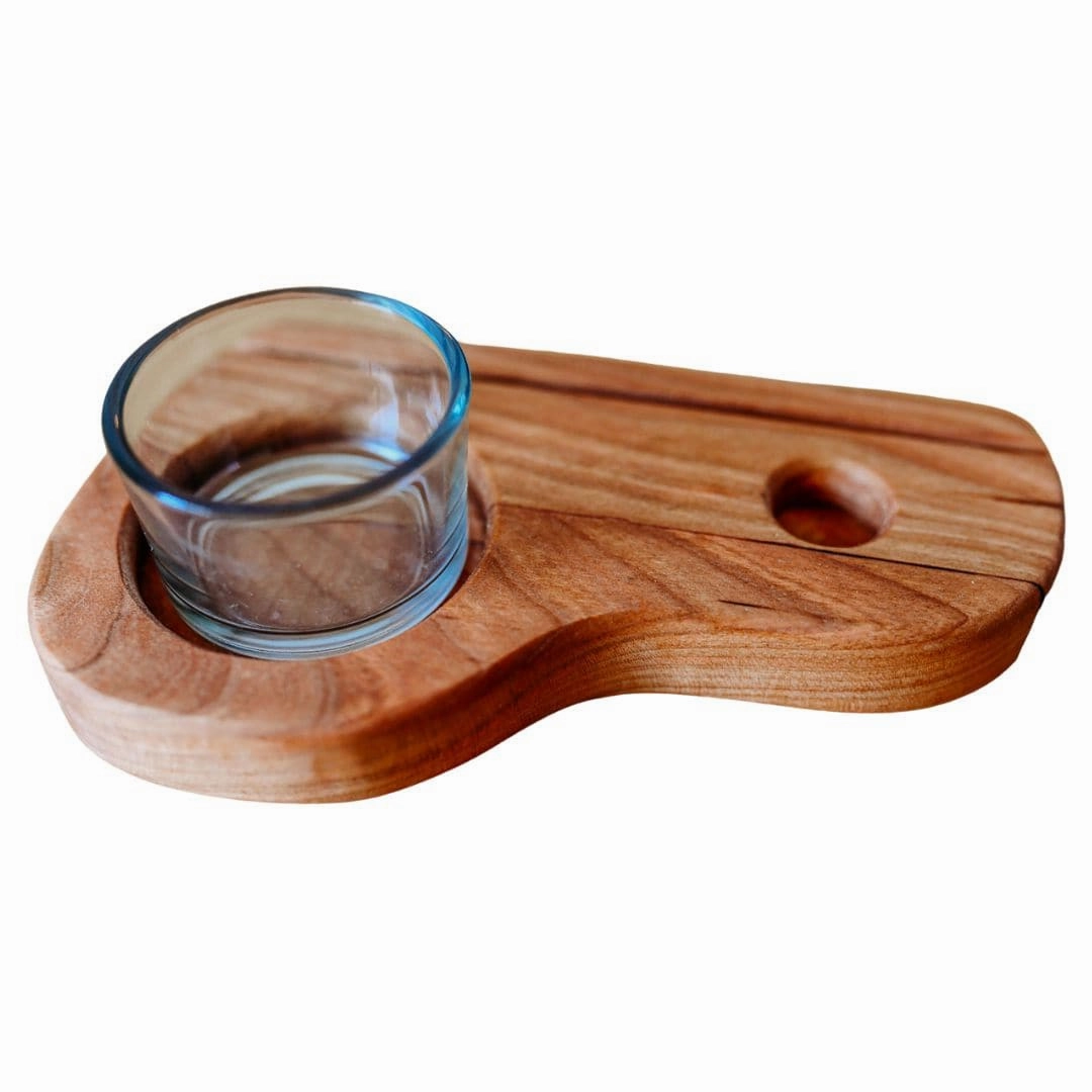 Early learning Fun for curious minds Wooden Nature Table Artwork And Candle Holder