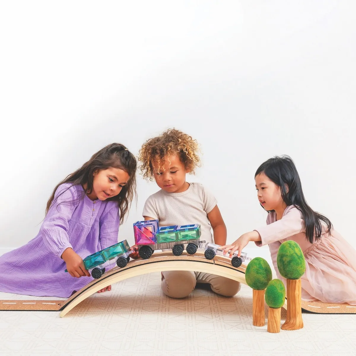 Connetix Pastel Transport Pack (50 Pc) Growing minds Early learning