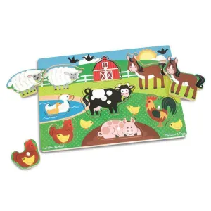 Little hands Smart & fun Farm Peg Puzzle