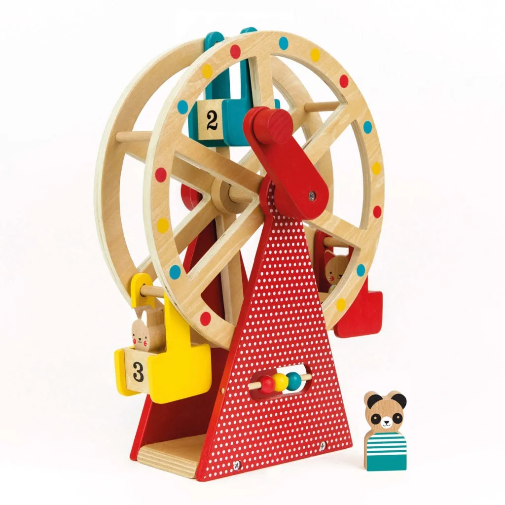 Preschool minds Active learners Wooden Ferris Wheel